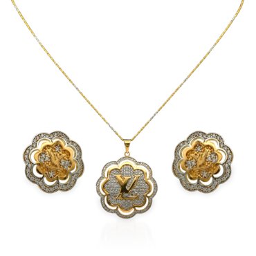 Gold Locket Set Design