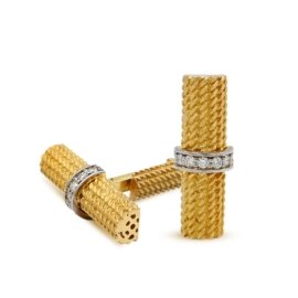 GOLD CUFFLINKS DESIGN
