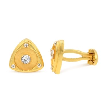 GOLD CUFFLINKS DESIGN