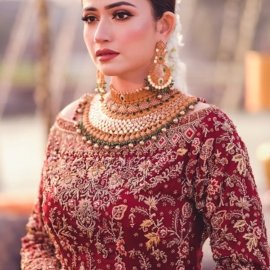 Gold Bridal Set Design